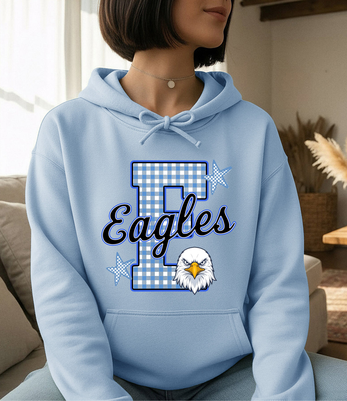Big E Eagles Gingham