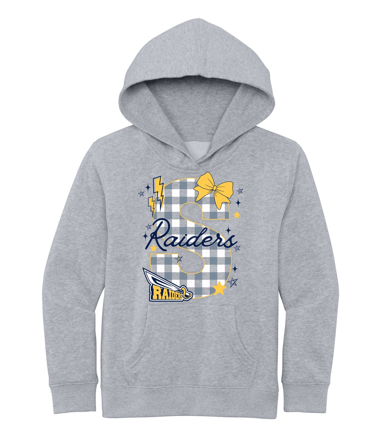Big S Raiders Plaid Sweatshirt