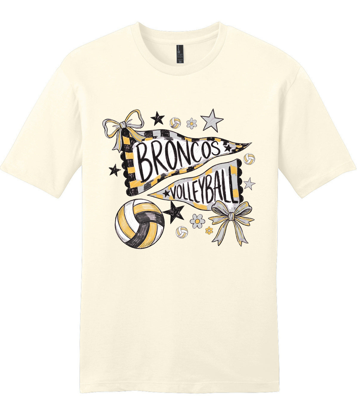 Broncos Volleyball Pennant Flags