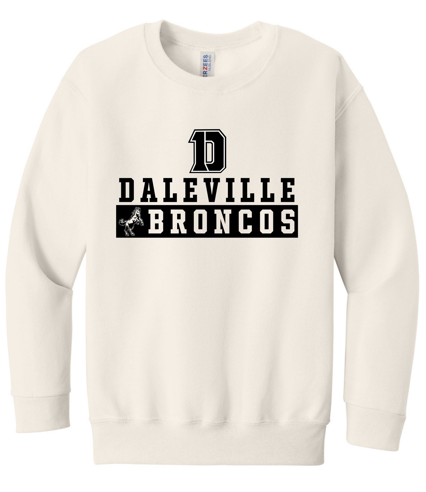 Daleville Broncos Block Sweatshirt