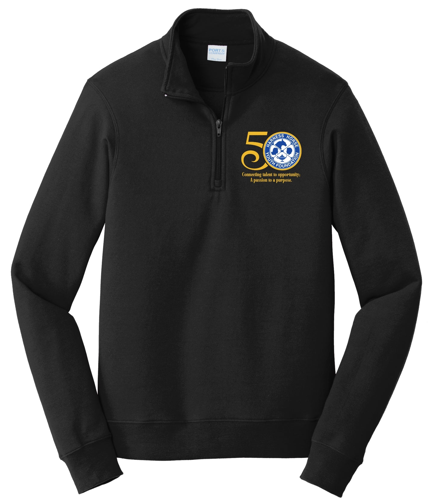 HHYF 50th Anniversary Logo 1/4-Zip Pullover Sweatshirt