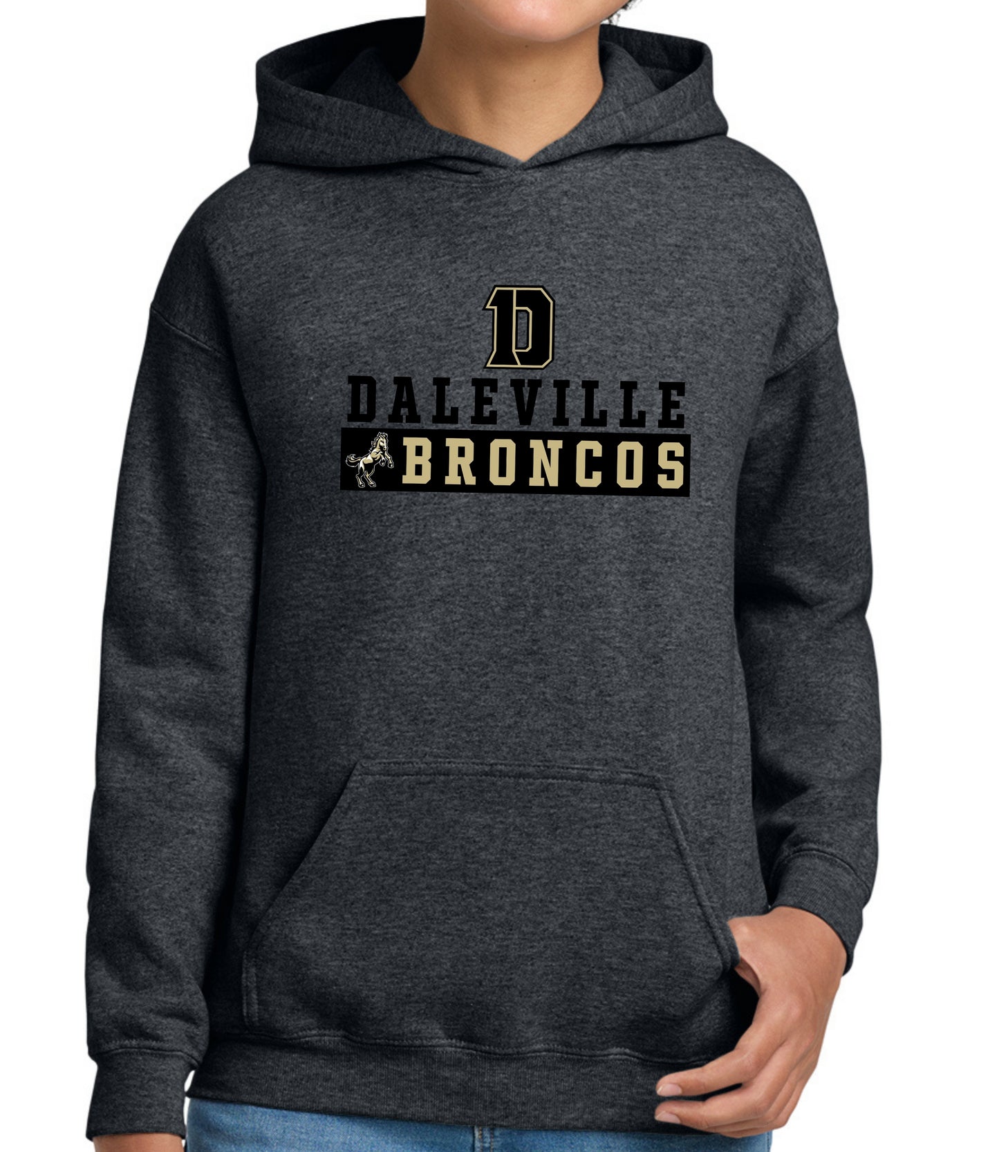Daleville Broncos Block Sweatshirt