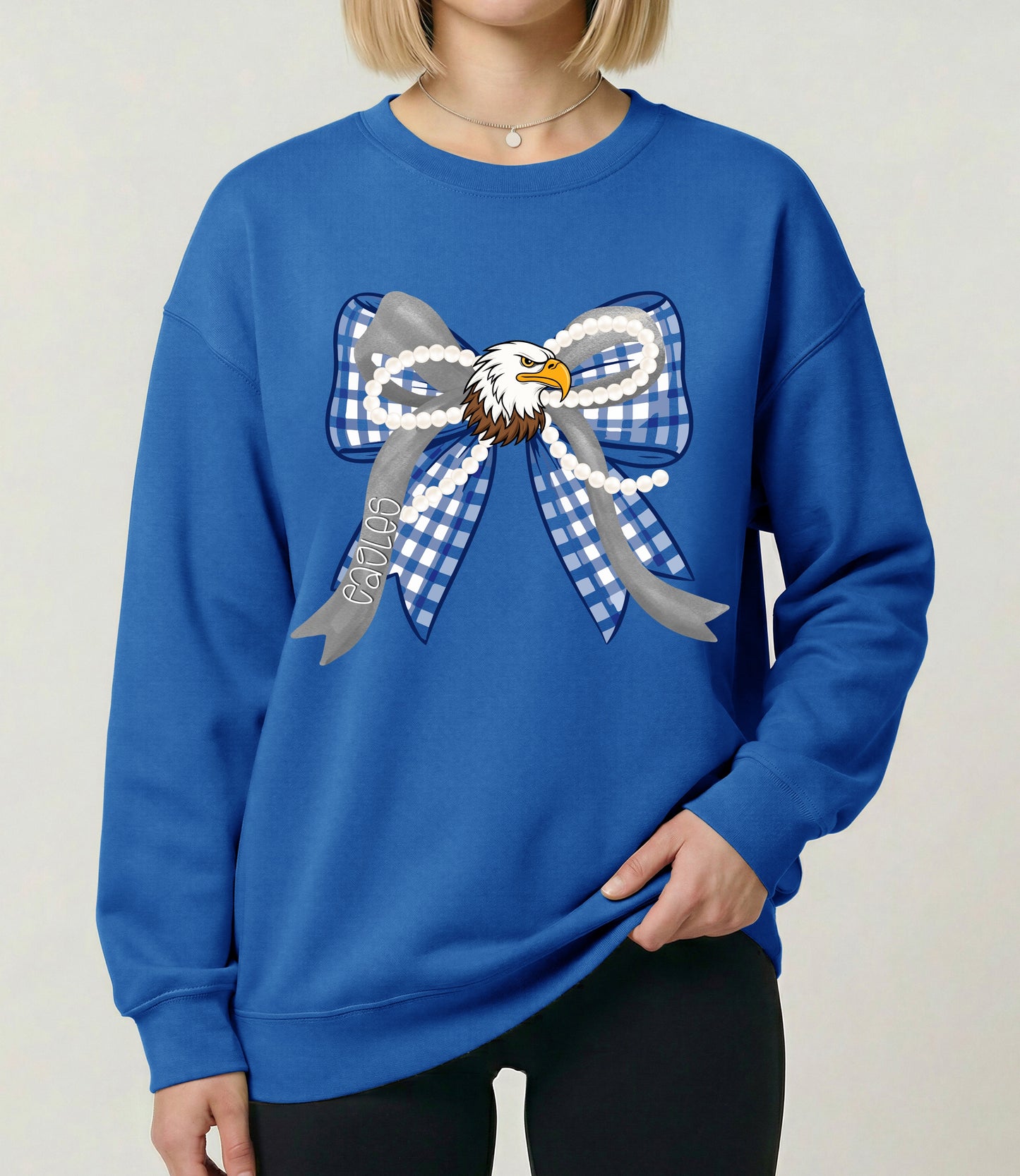 Eagles Bow and Pearls