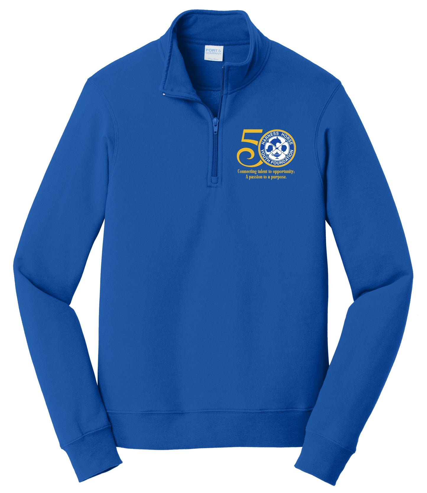 HHYF 50th Anniversary Logo 1/4-Zip Pullover Sweatshirt
