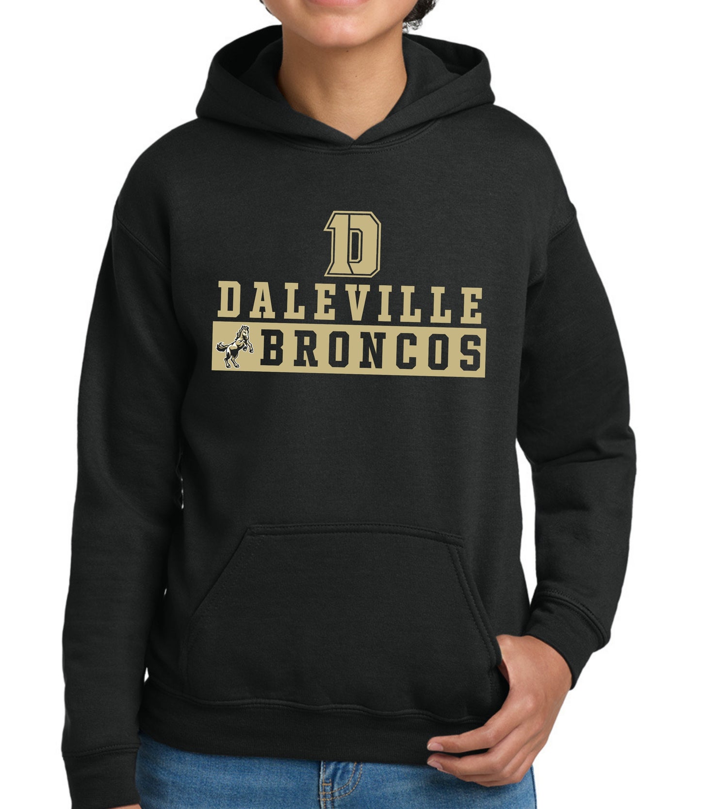 Daleville Broncos Block Sweatshirt