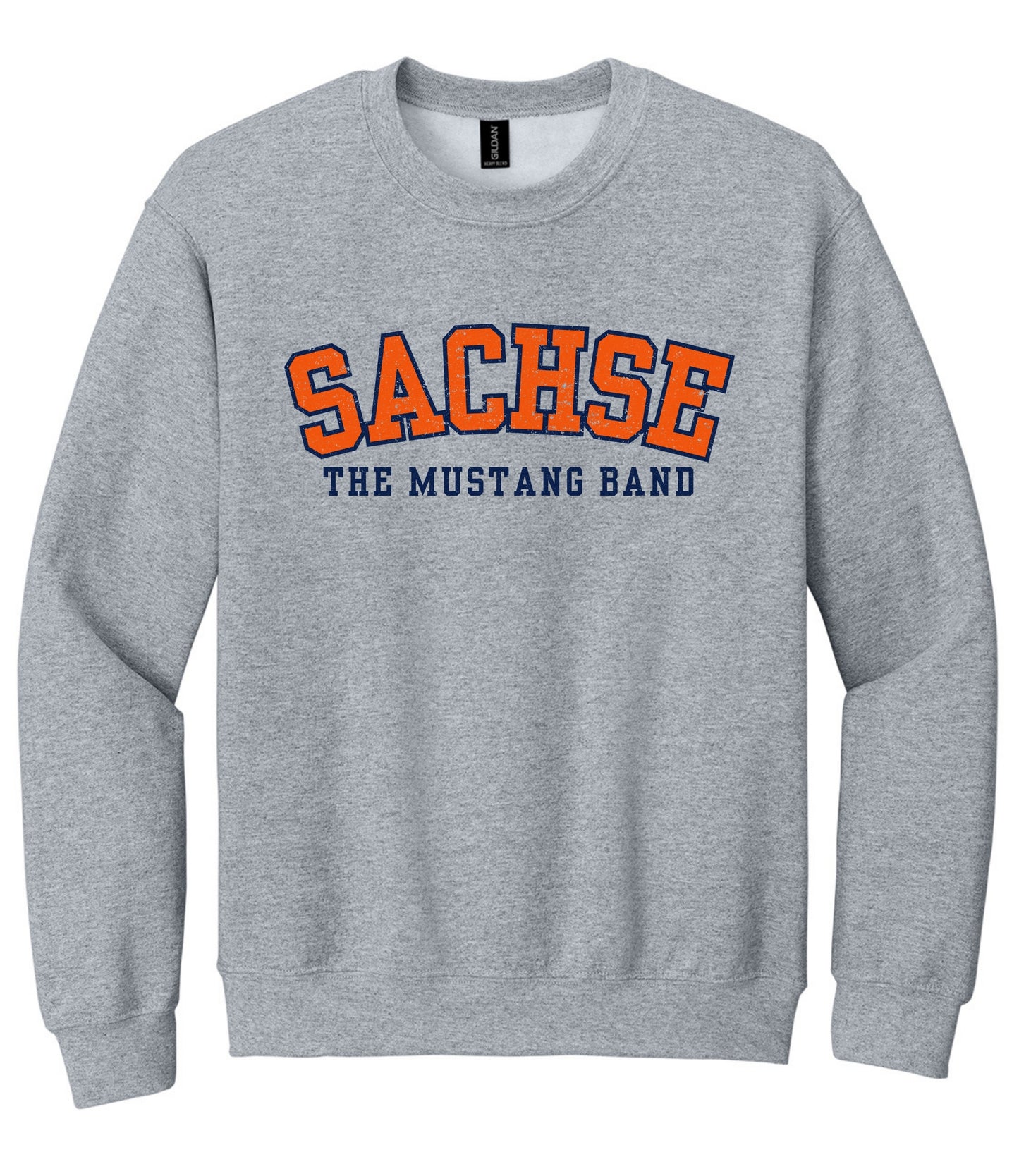 Sachse The Mustang Band Curved