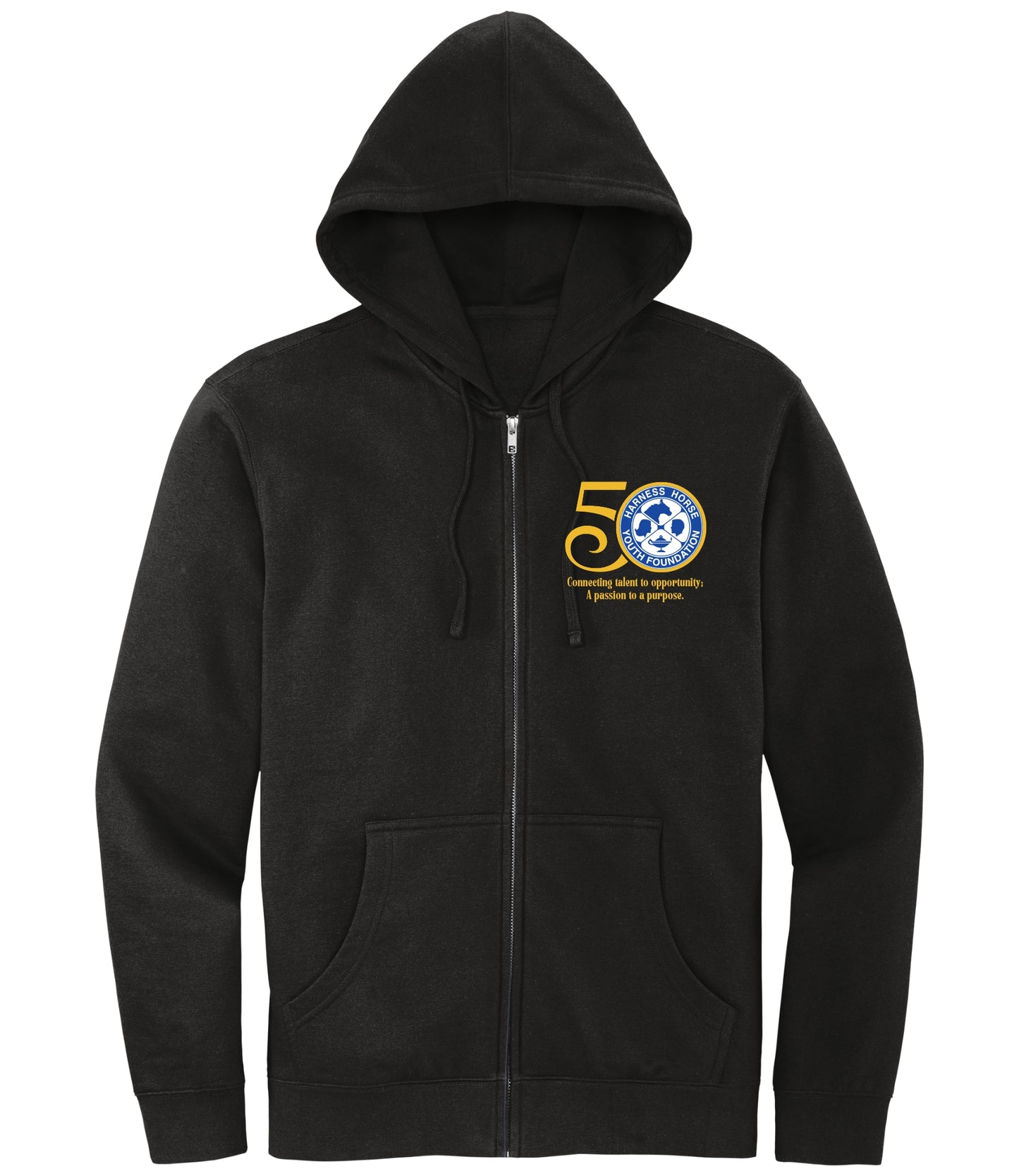 HHYF 50th Anniversary Logo Full-Zip Hoodie