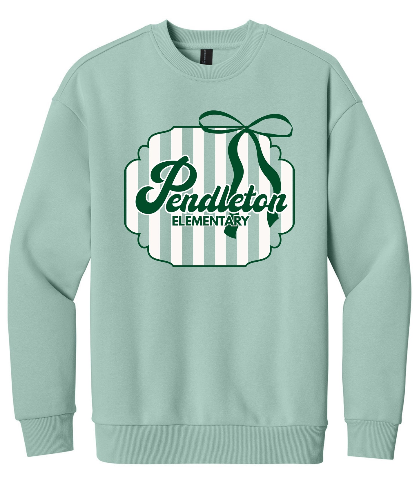 Pendleton Elementary Stripes and Bow Sweatshirt