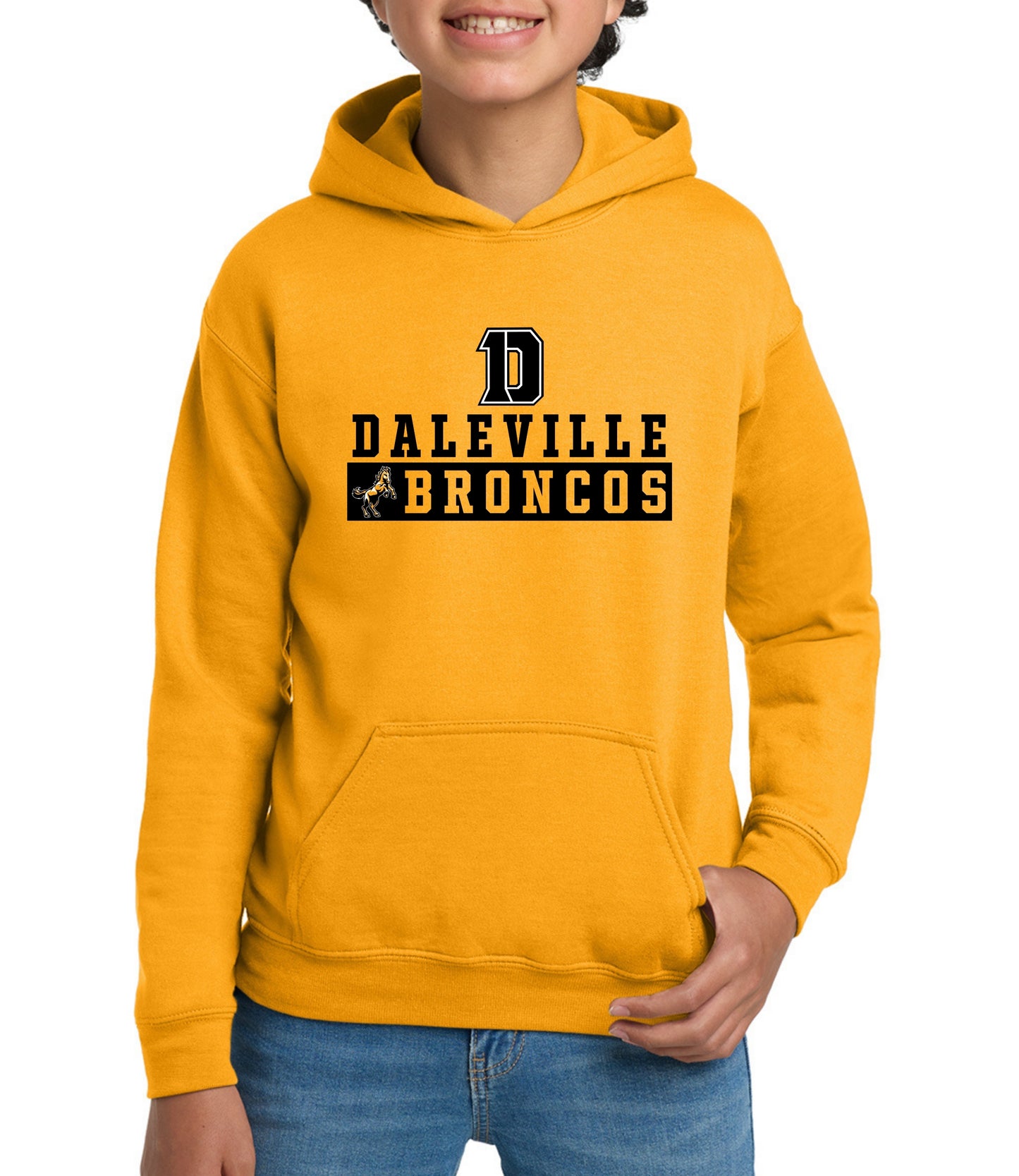 Daleville Broncos Block Sweatshirt