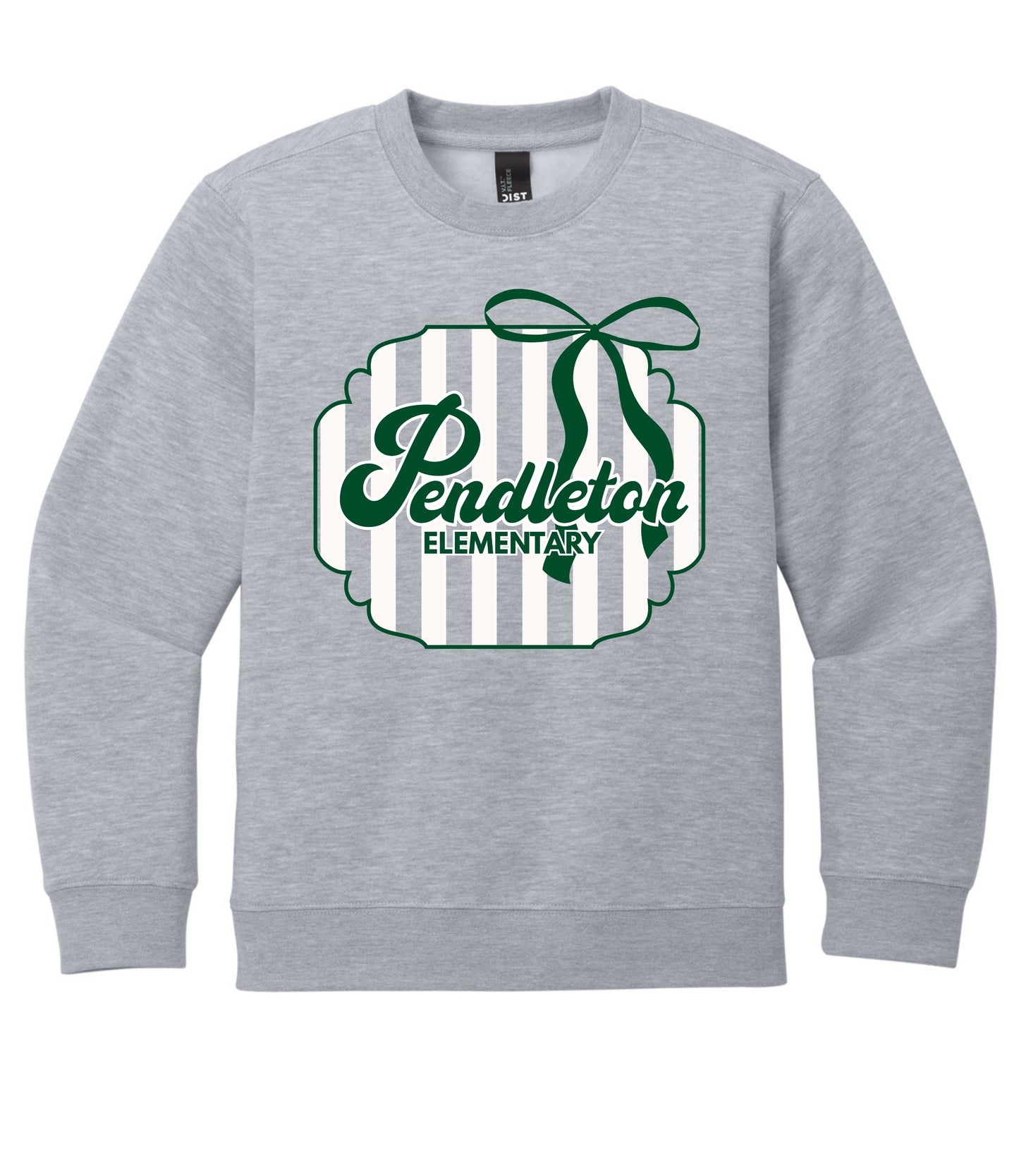Pendleton Elementary Stripes and Bow Sweatshirt