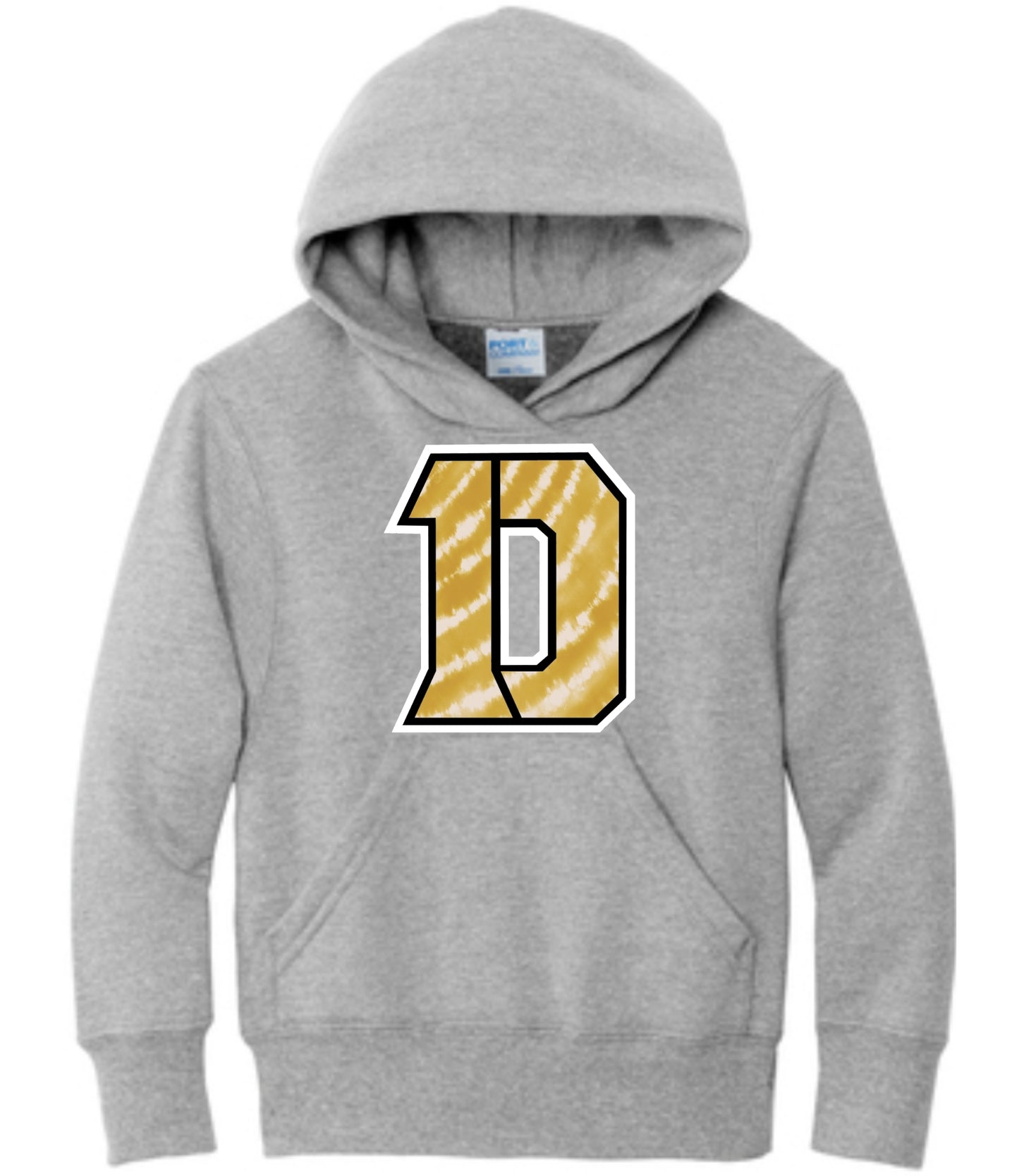 Gold Tie Dye Daleville D Hoodie