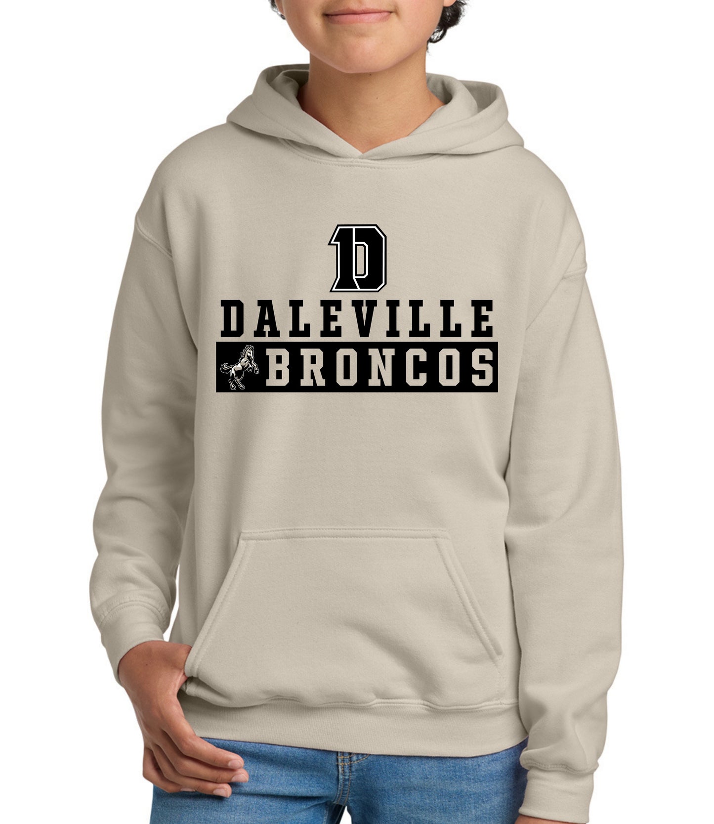 Daleville Broncos Block Sweatshirt