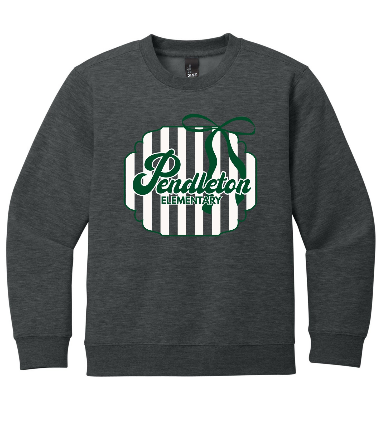 Pendleton Elementary Stripes and Bow Sweatshirt