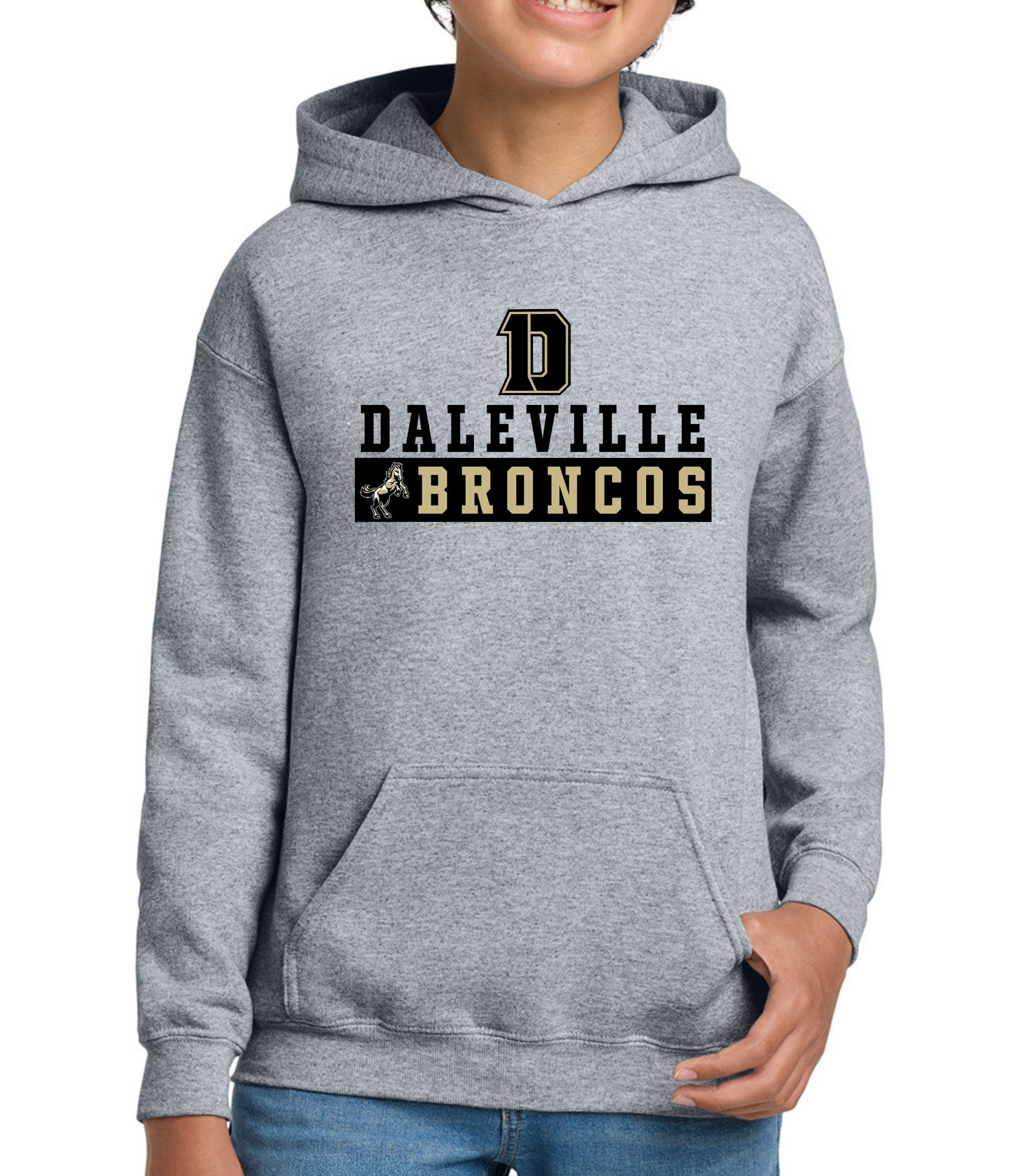Daleville Broncos Block Sweatshirt