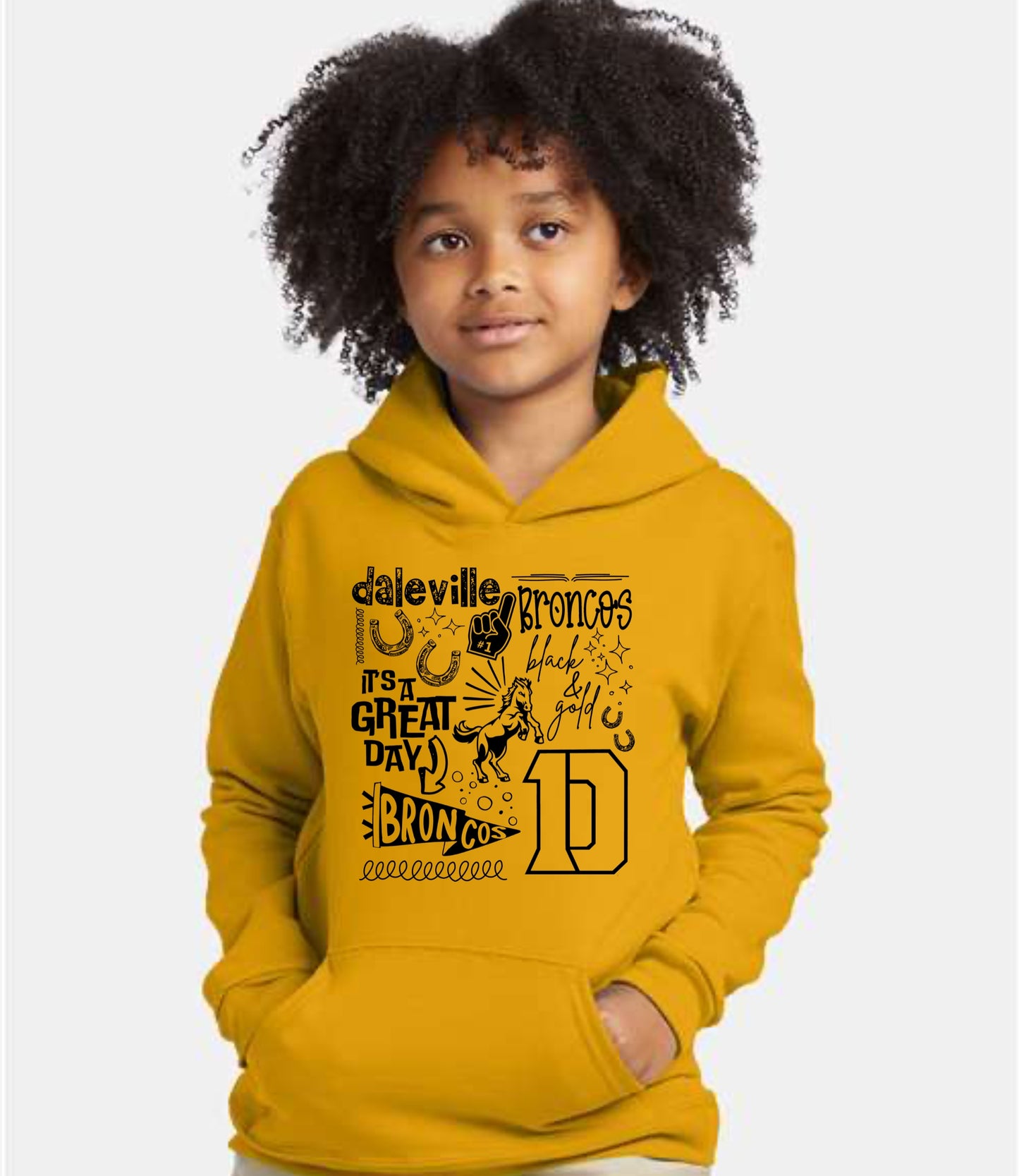 Daleville Spirit Collage Hoodie