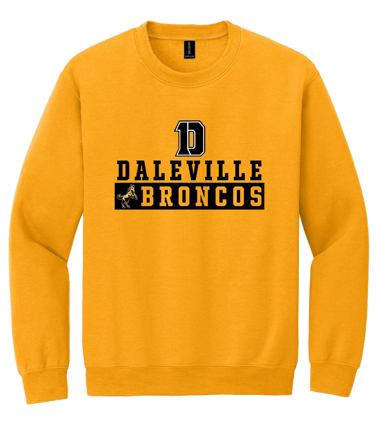 Daleville Broncos Block Sweatshirt