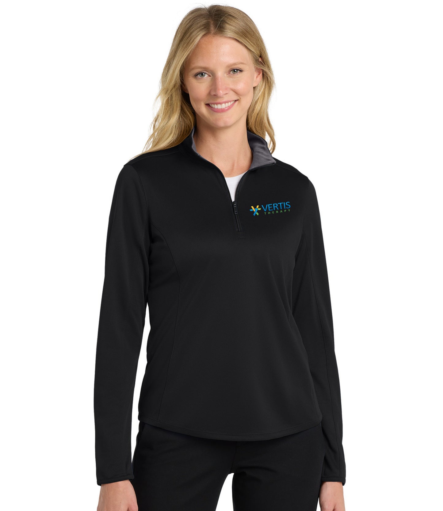 Vertis Logo Women's Silk Touch™ Performance 1/4-Zip