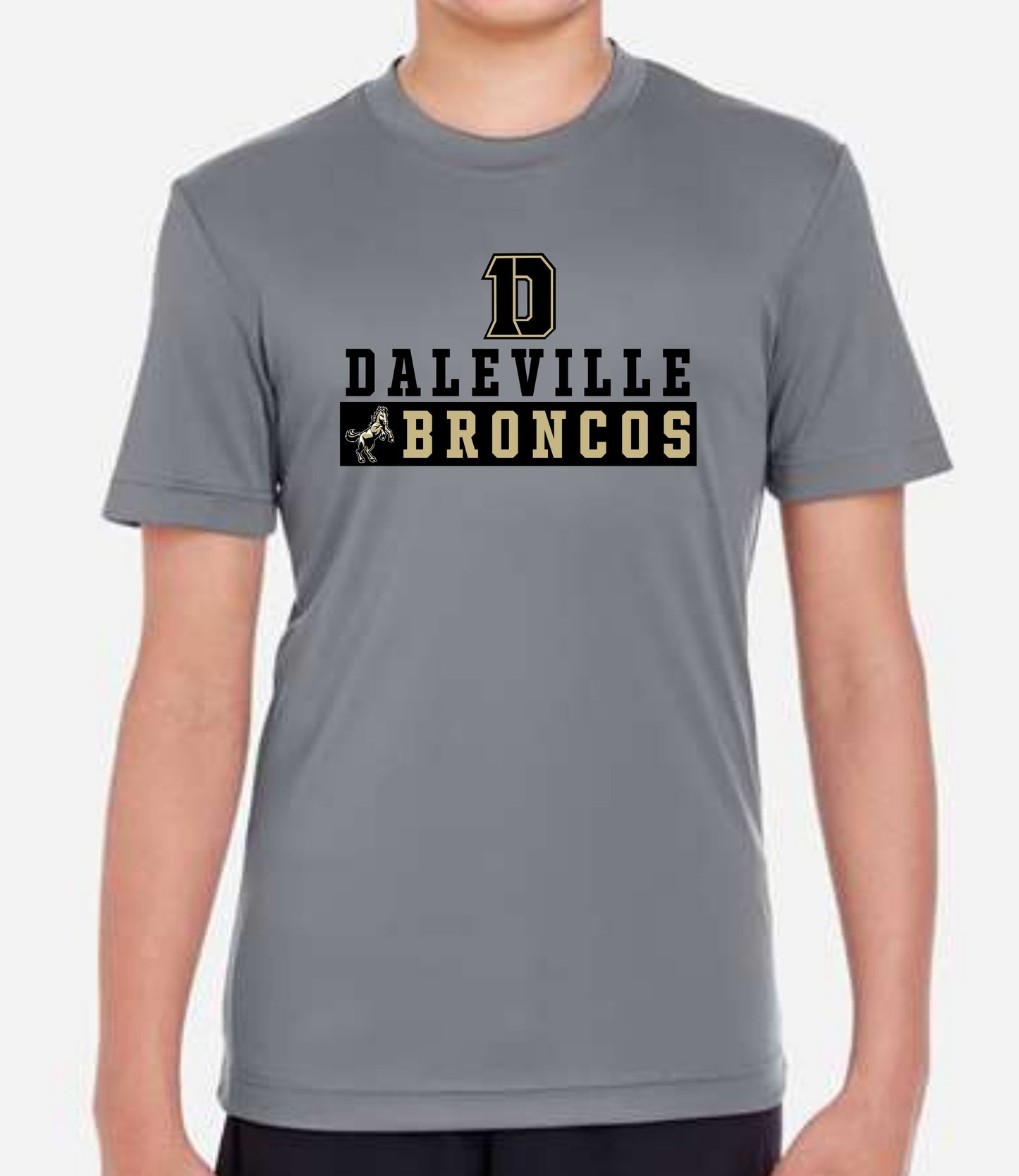 Daleville Broncos Block Tee