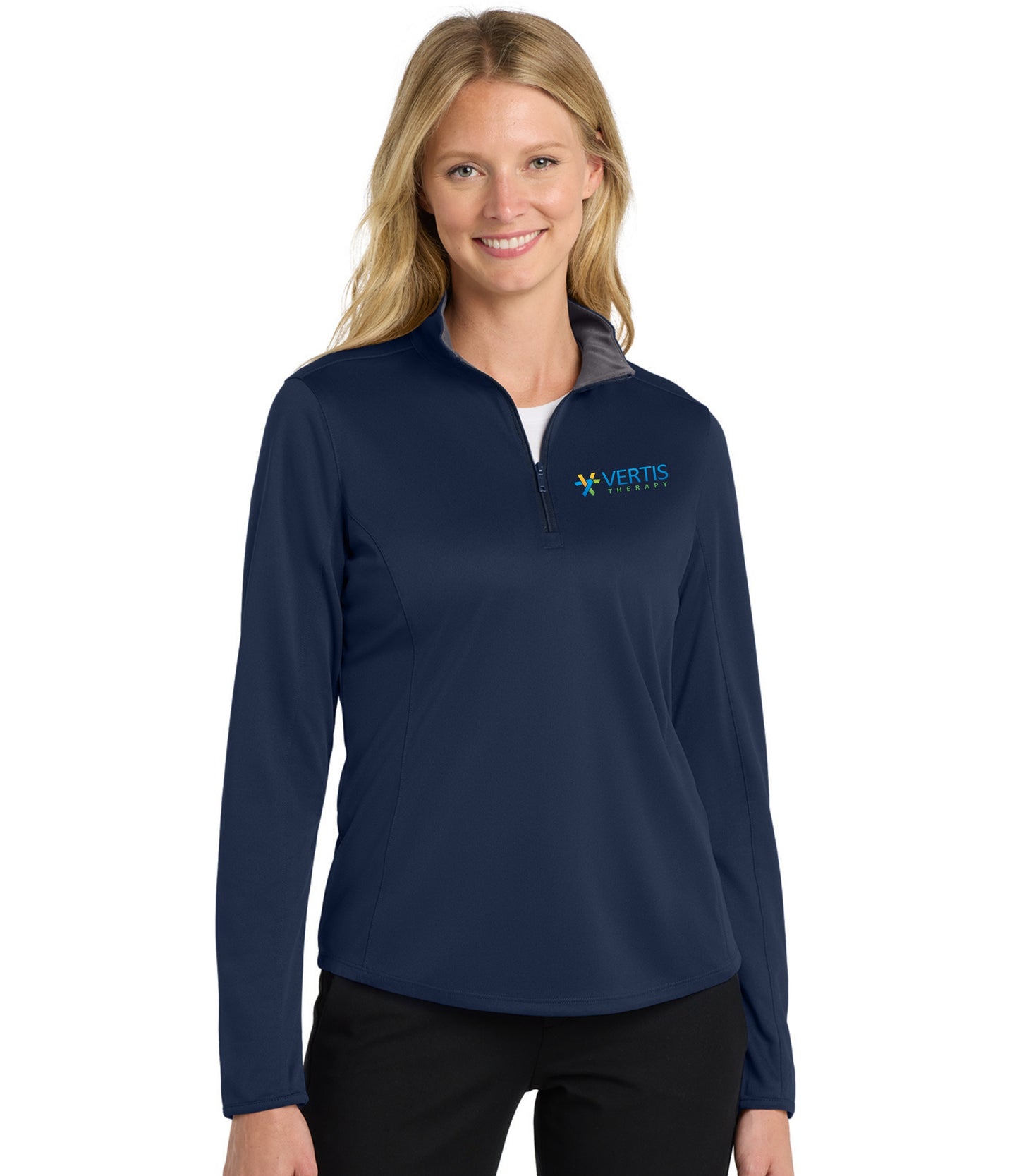 Vertis Logo Women's Silk Touch™ Performance 1/4-Zip