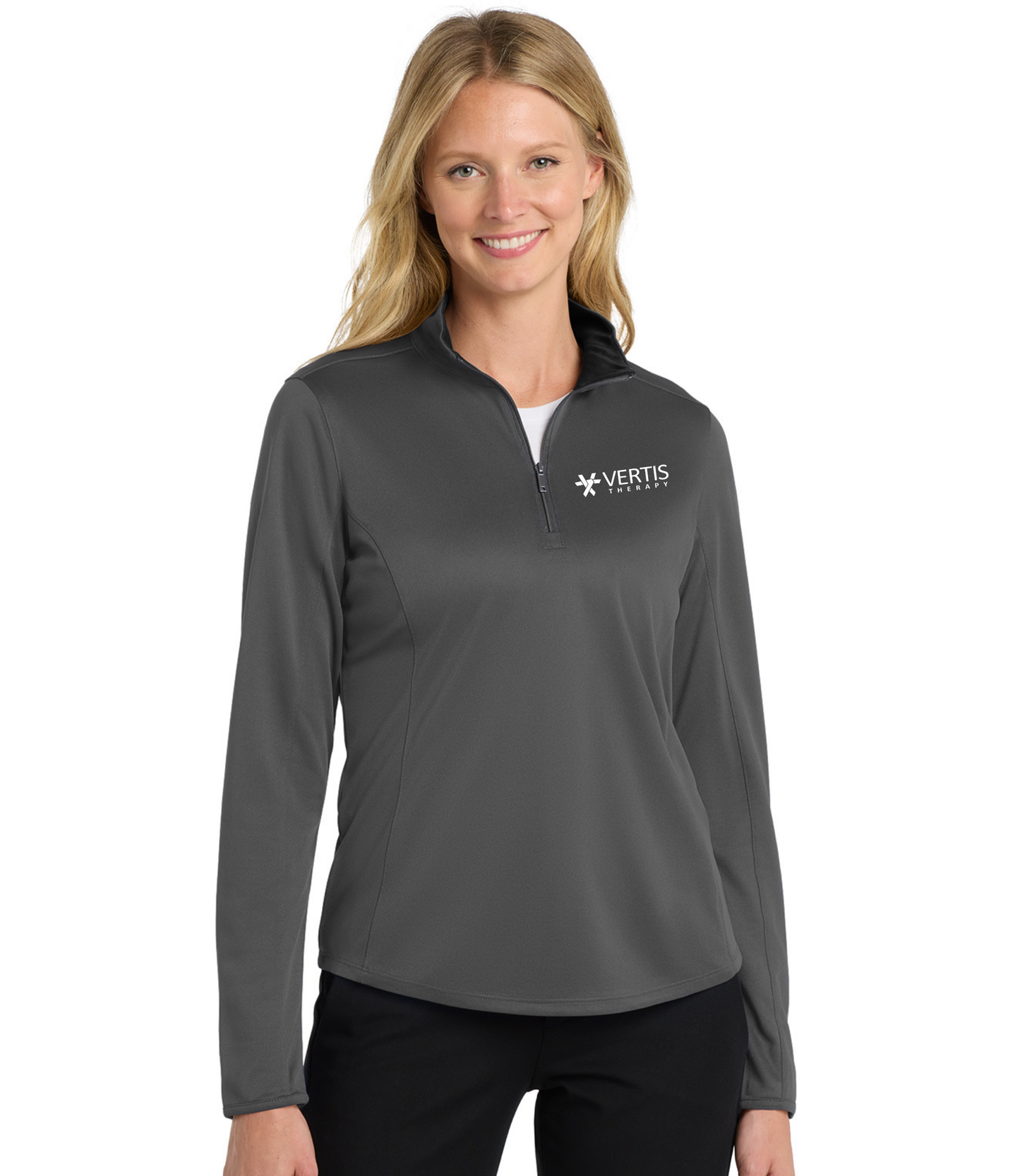 Vertis Logo Women's Silk Touch™ Performance 1/4-Zip