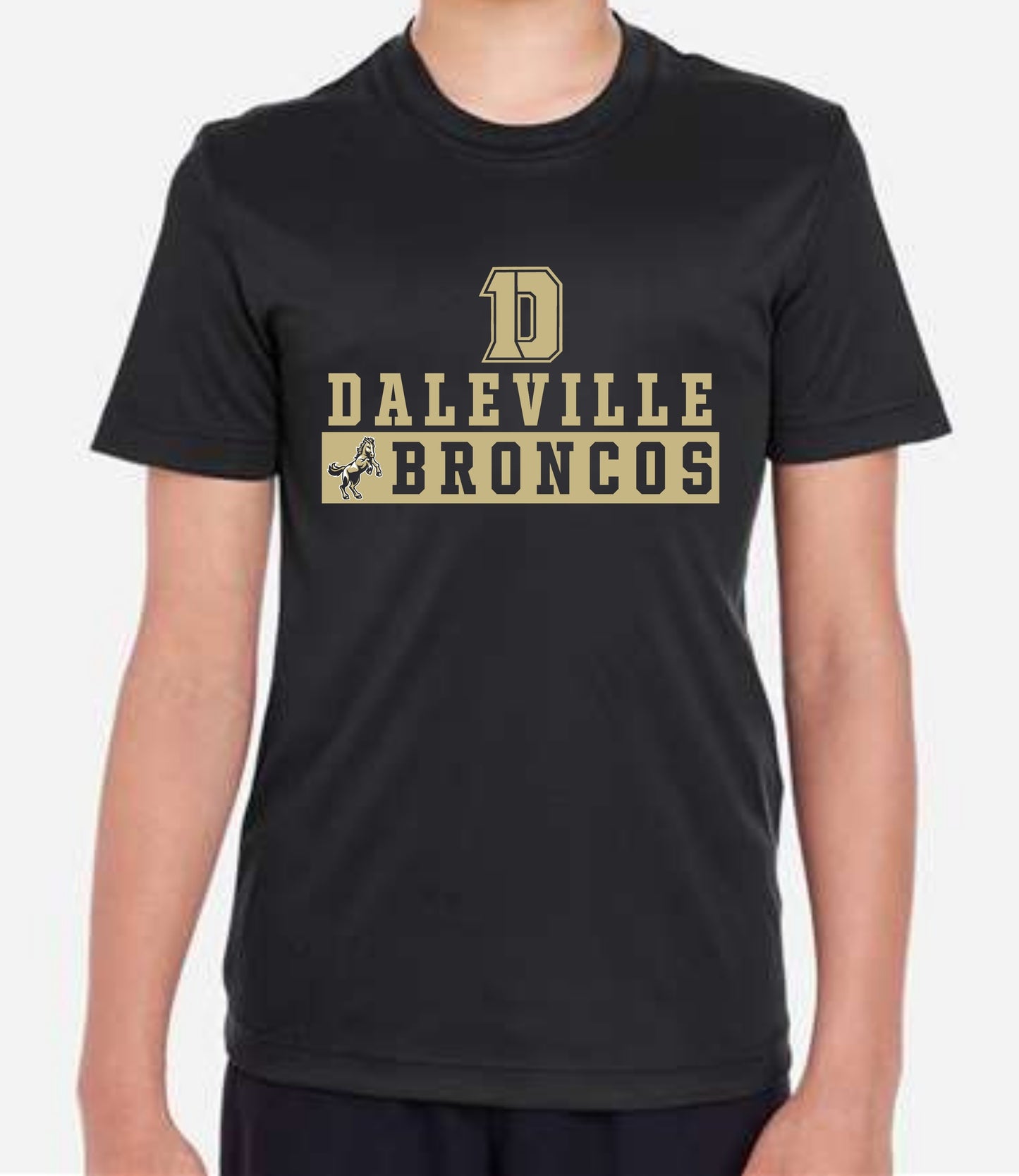 Daleville Broncos Block Tee