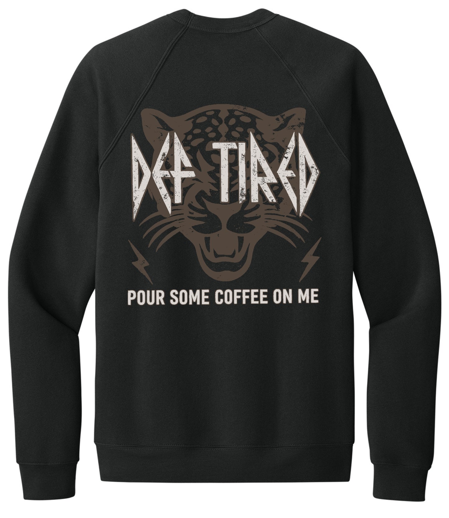 Def Tired Mom Co 26 Raglan Crewneck