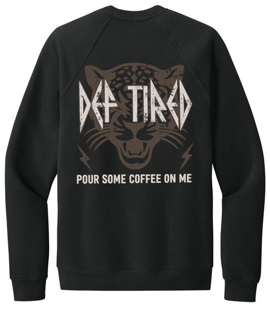 Def Tired Mom Co 26 Raglan Crewneck