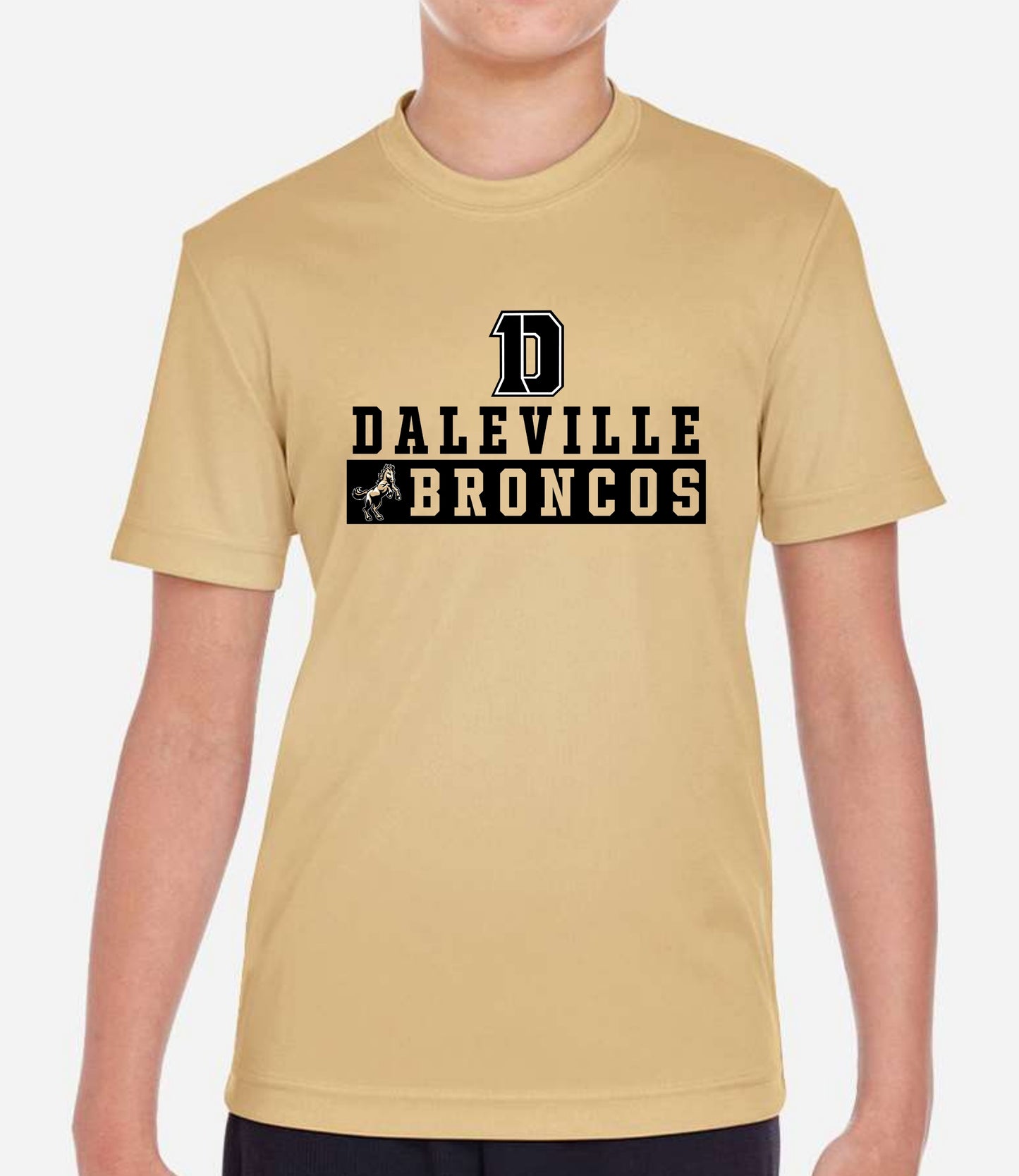 Daleville Broncos Block Tee