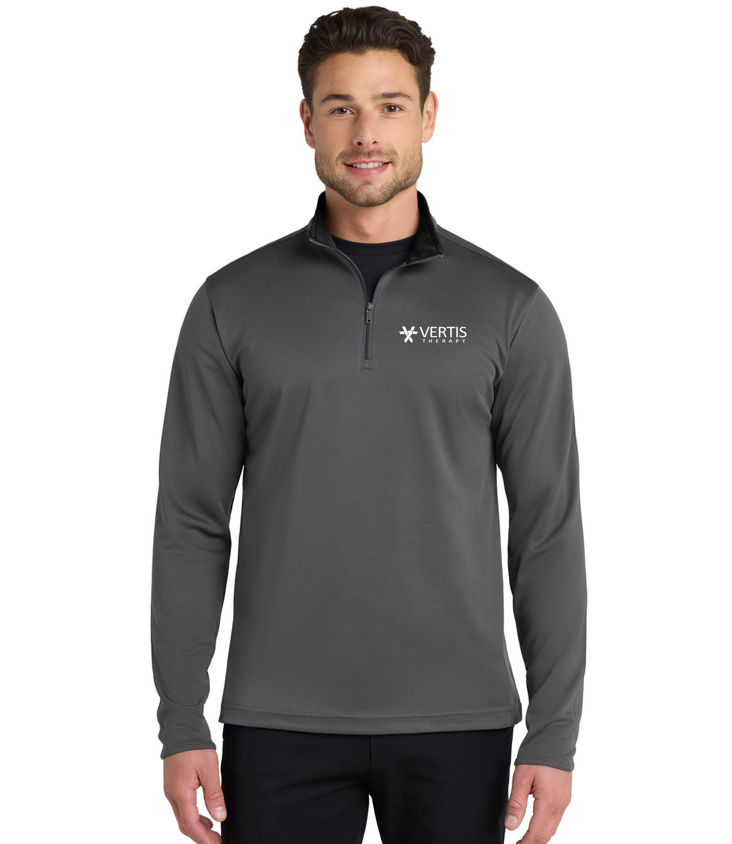Vertis Logo Men's Silk Touch™ Performance 1/4-Zip