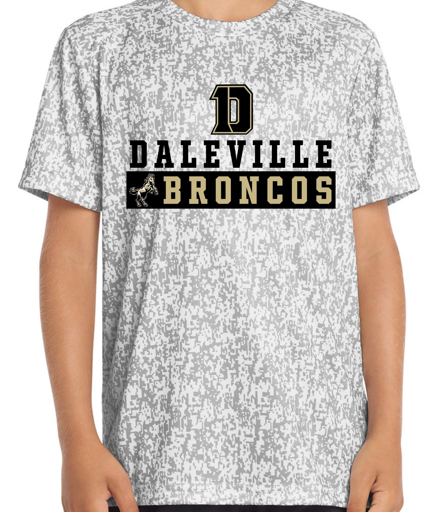 Daleville Broncos Block Tee
