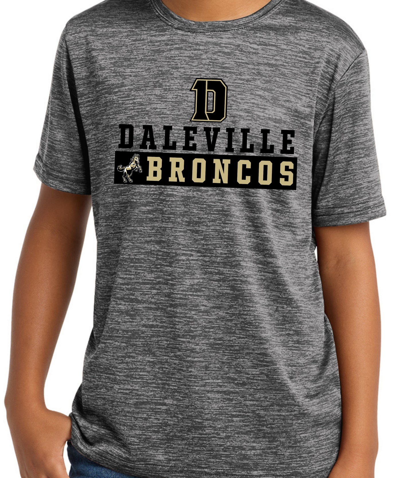 Daleville Broncos Block Tee