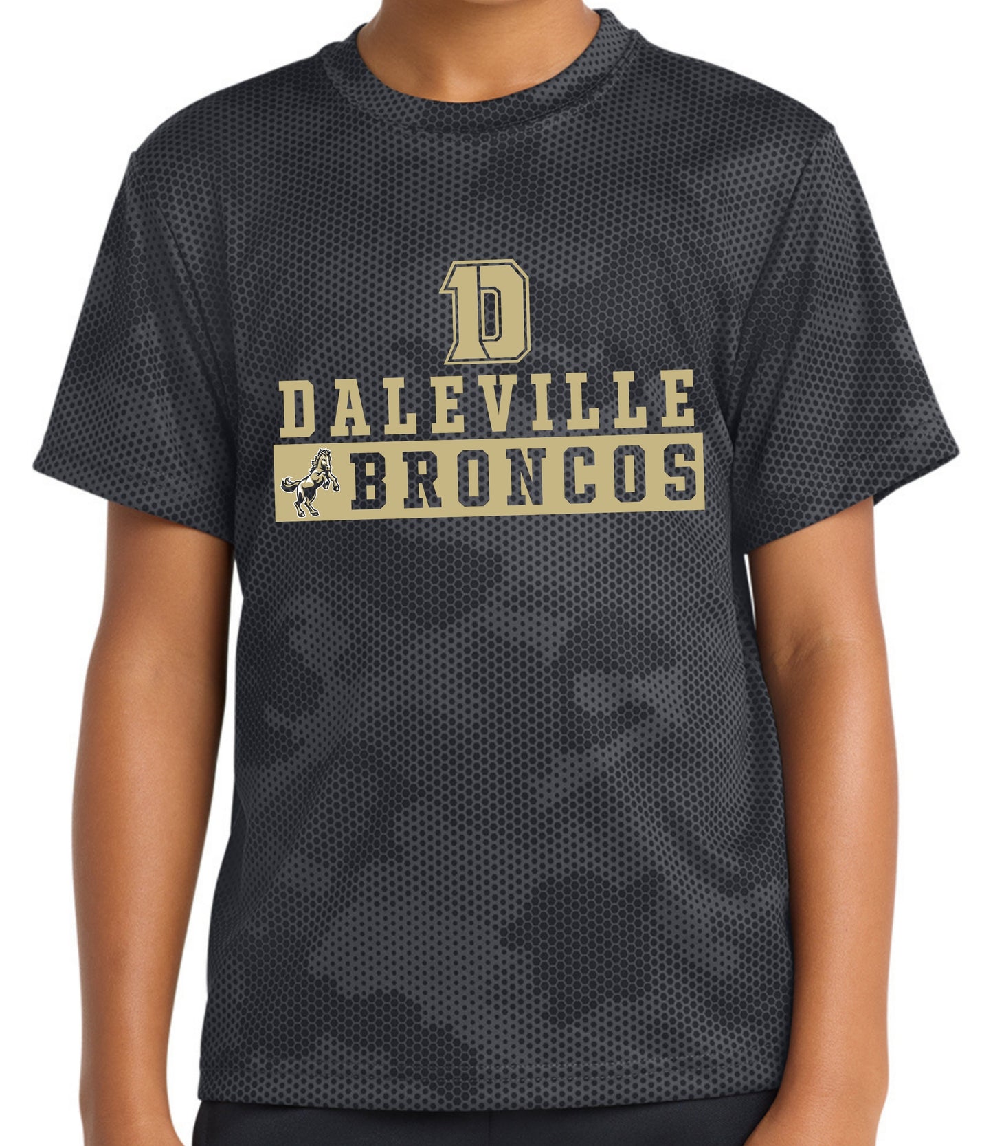 Daleville Broncos Block Tee