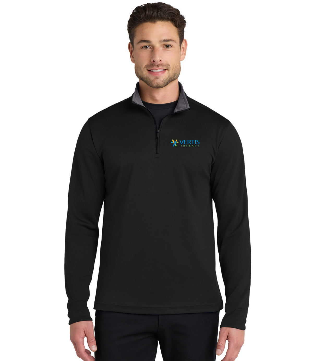 Vertis Logo Men's Silk Touch™ Performance 1/4-Zip