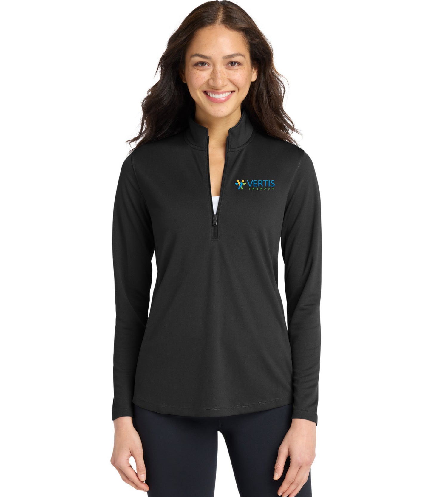 Vertis Logo Women's Dry Zone® UV Micro-Mesh 1/4-Zip