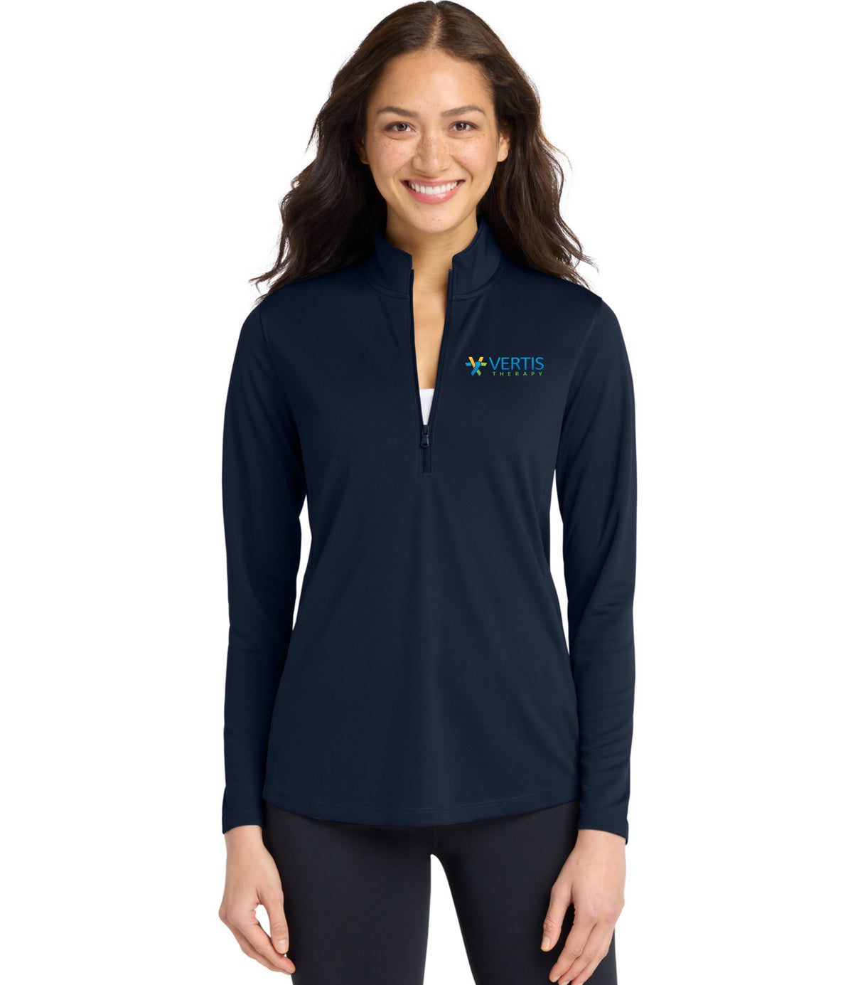 Vertis Logo Women's Dry Zone® UV Micro-Mesh 1/4-Zip