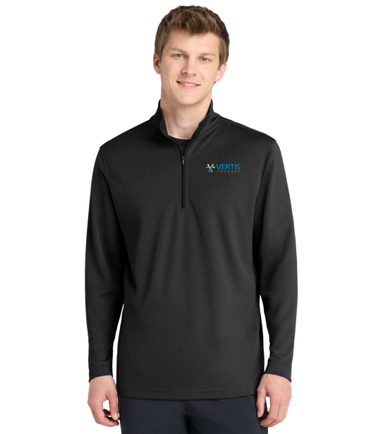 Vertis Logo Men's Dry Zone® UV Micro-Mesh 1/4-Zip