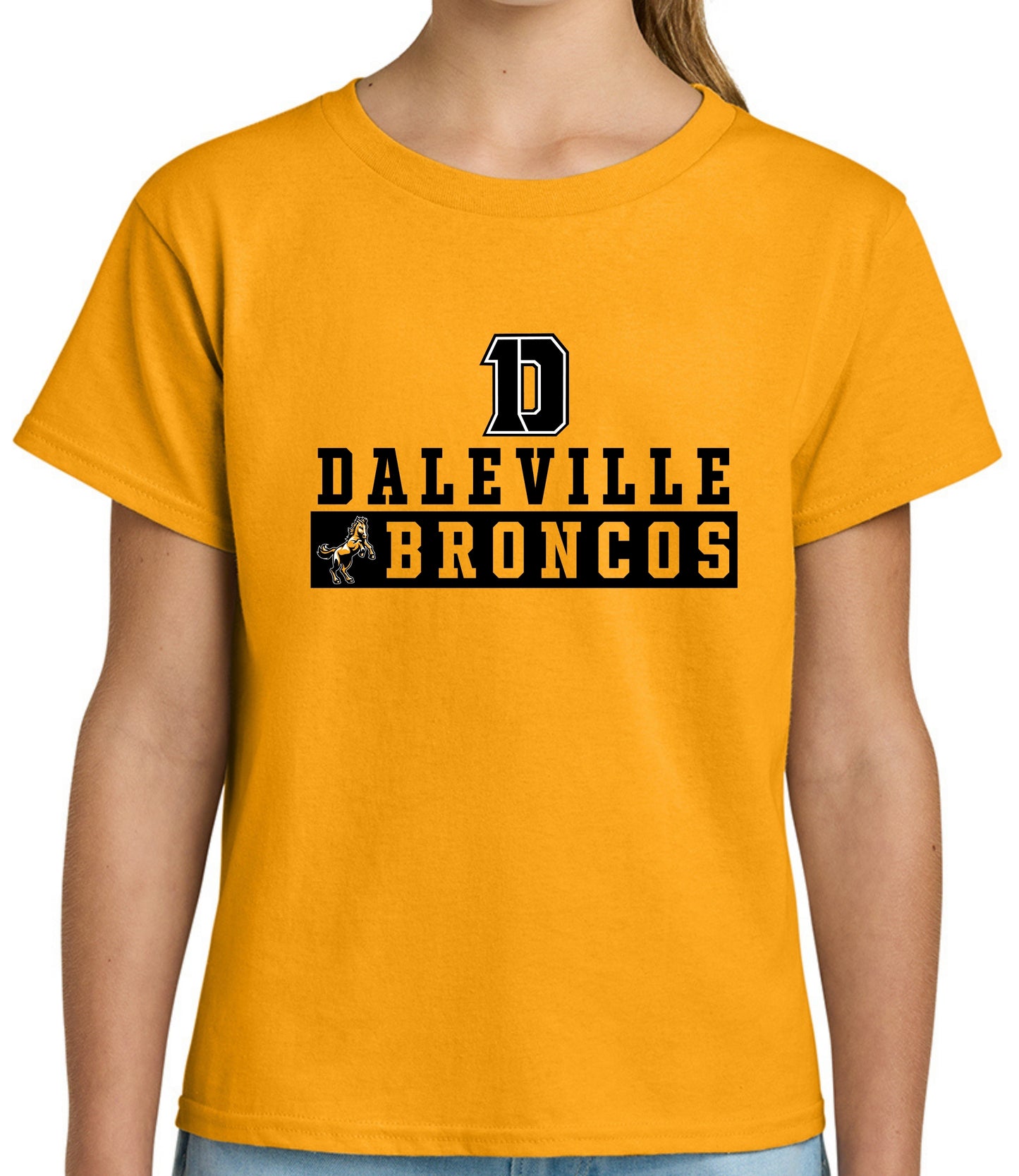 Daleville Broncos Block Tee