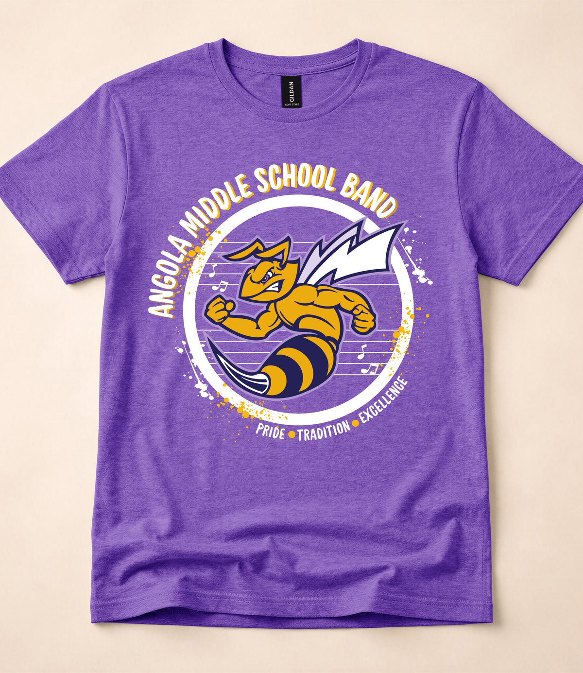 Angola Middle School Band Short Sleeve Tee