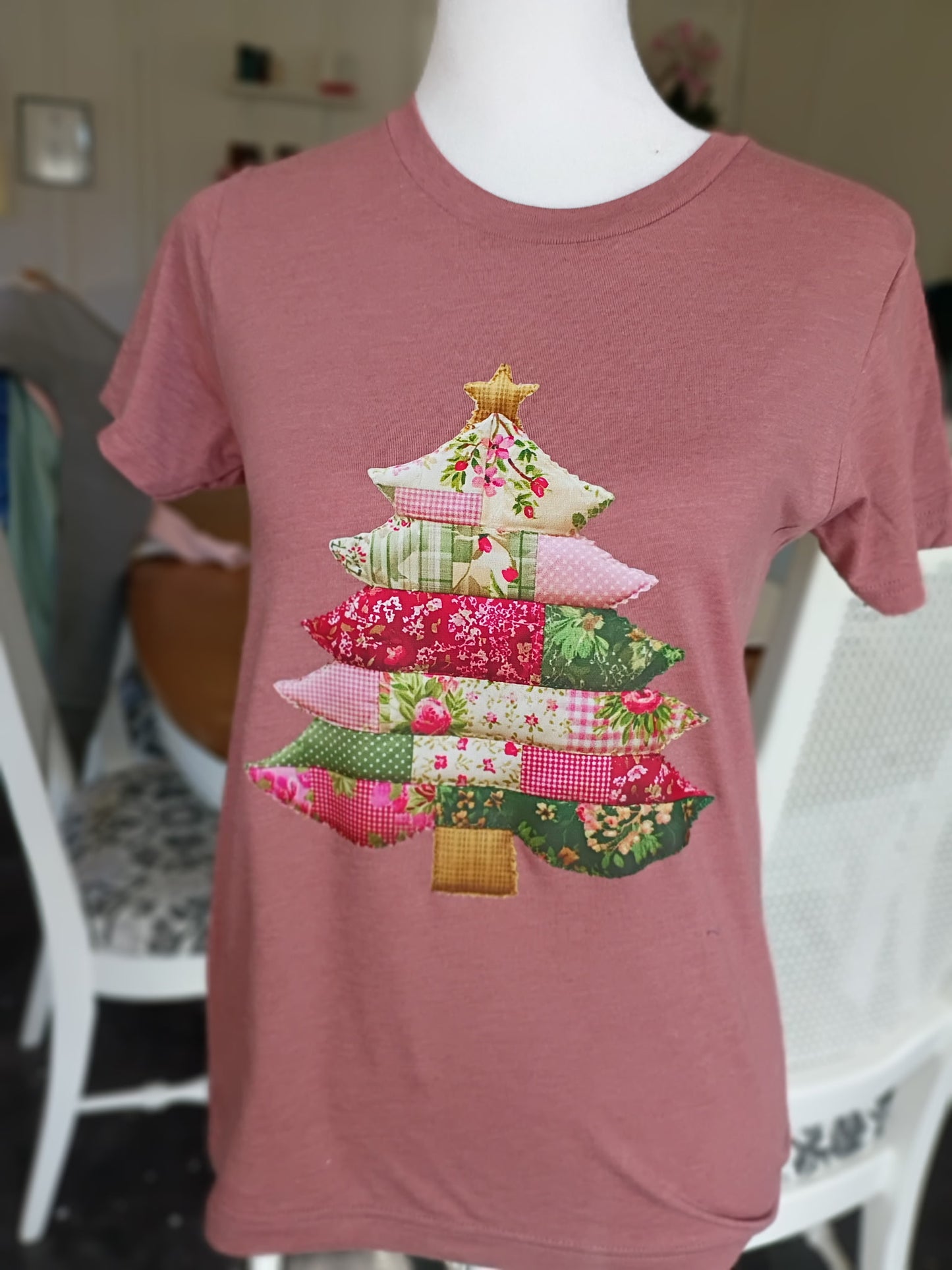 Quilted Christmas Tree Tee