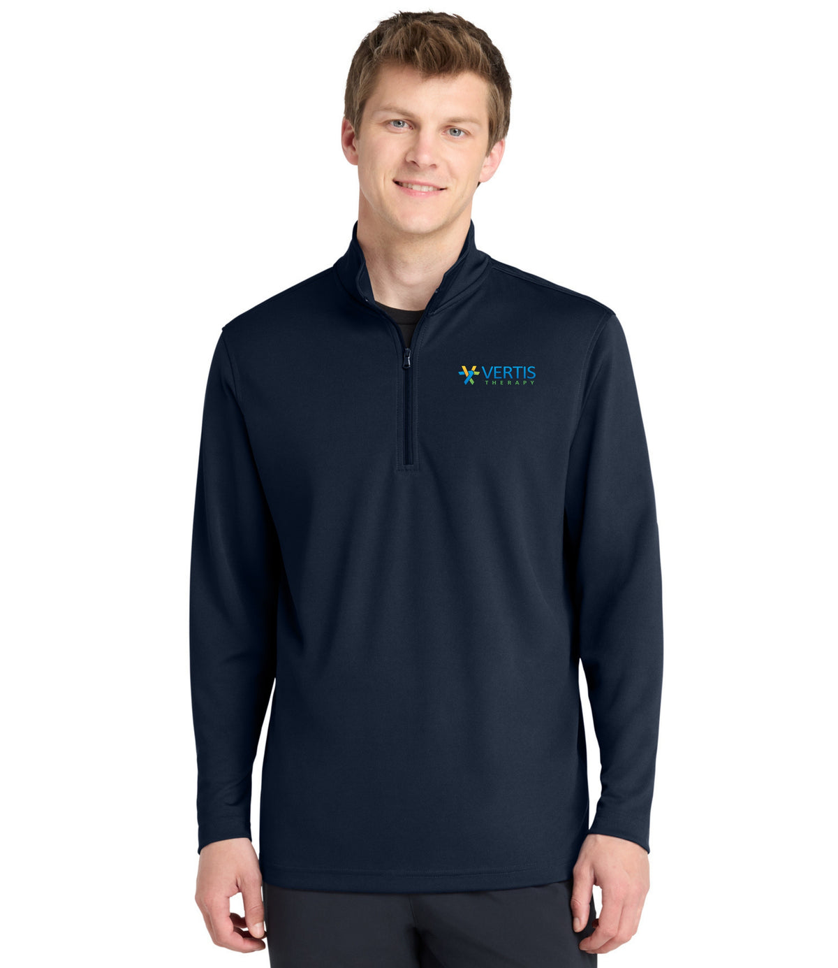 Vertis Logo Men's Dry Zone® UV Micro-Mesh 1/4-Zip