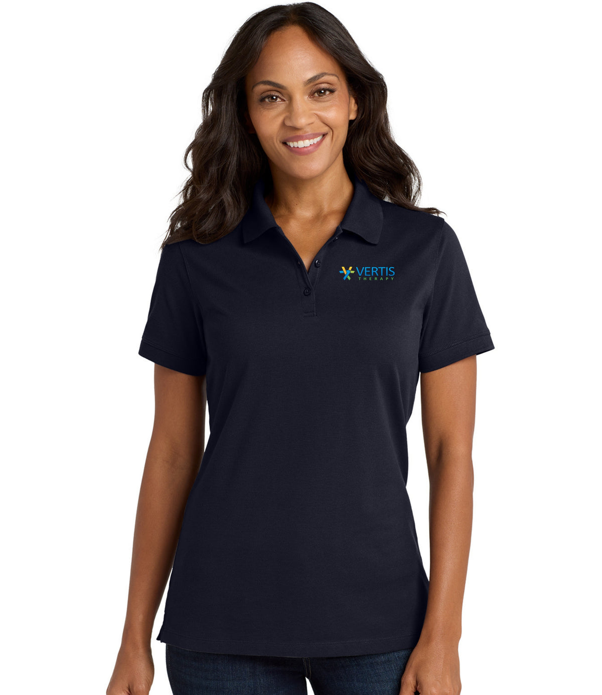 Vertis Logo Women's EZ Cotton Polo