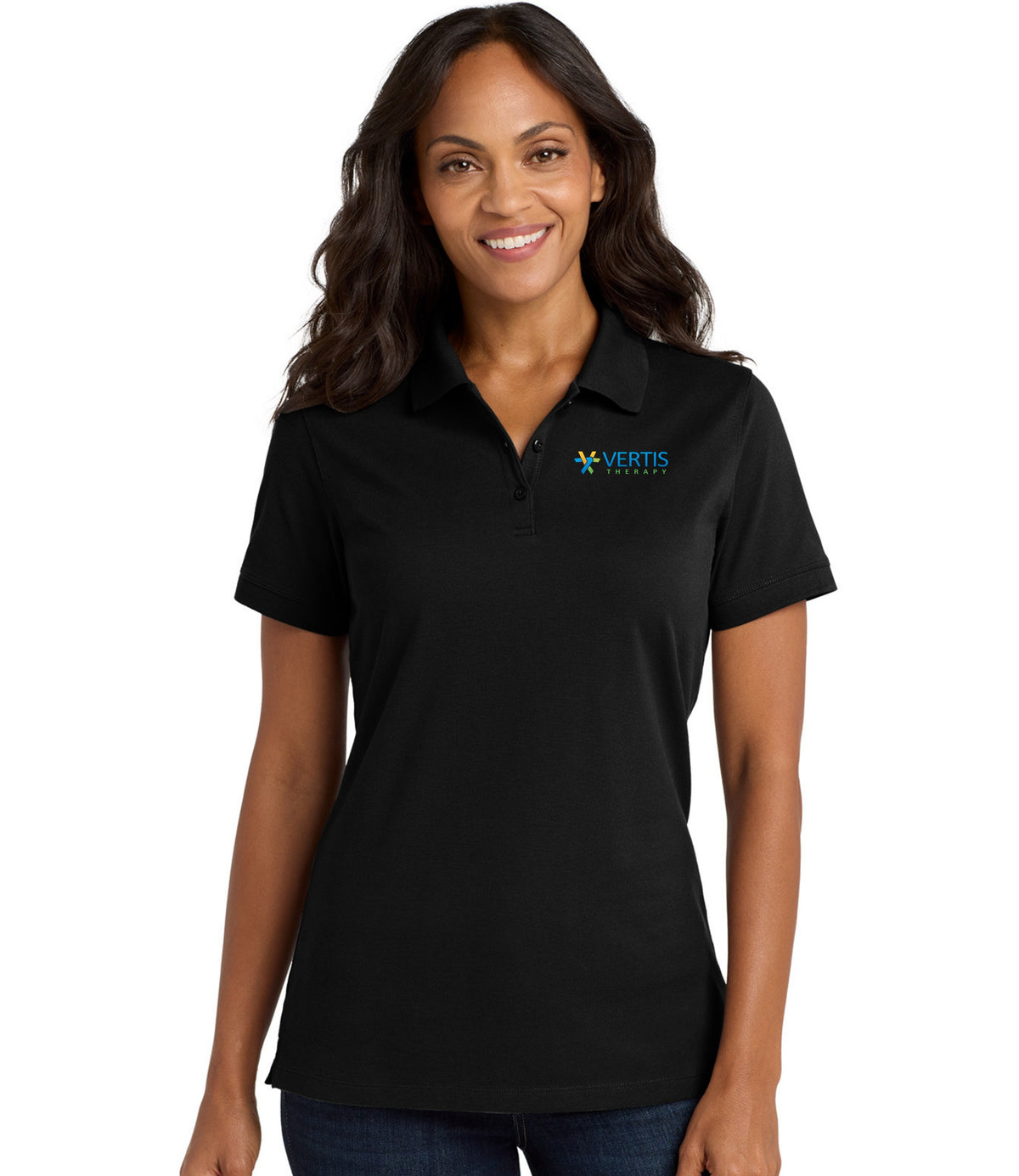Vertis Logo Women's EZ Cotton Polo