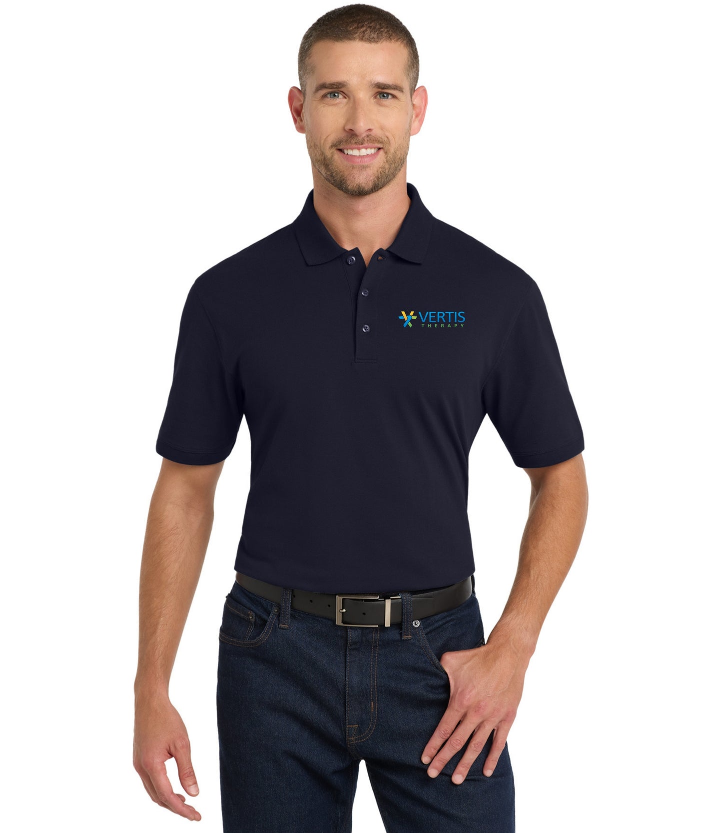 Vertis Logo Men's EZ Cotton Polo
