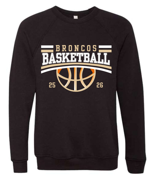 Broncos Basketball 25-26 Crewneck Sweatshirt