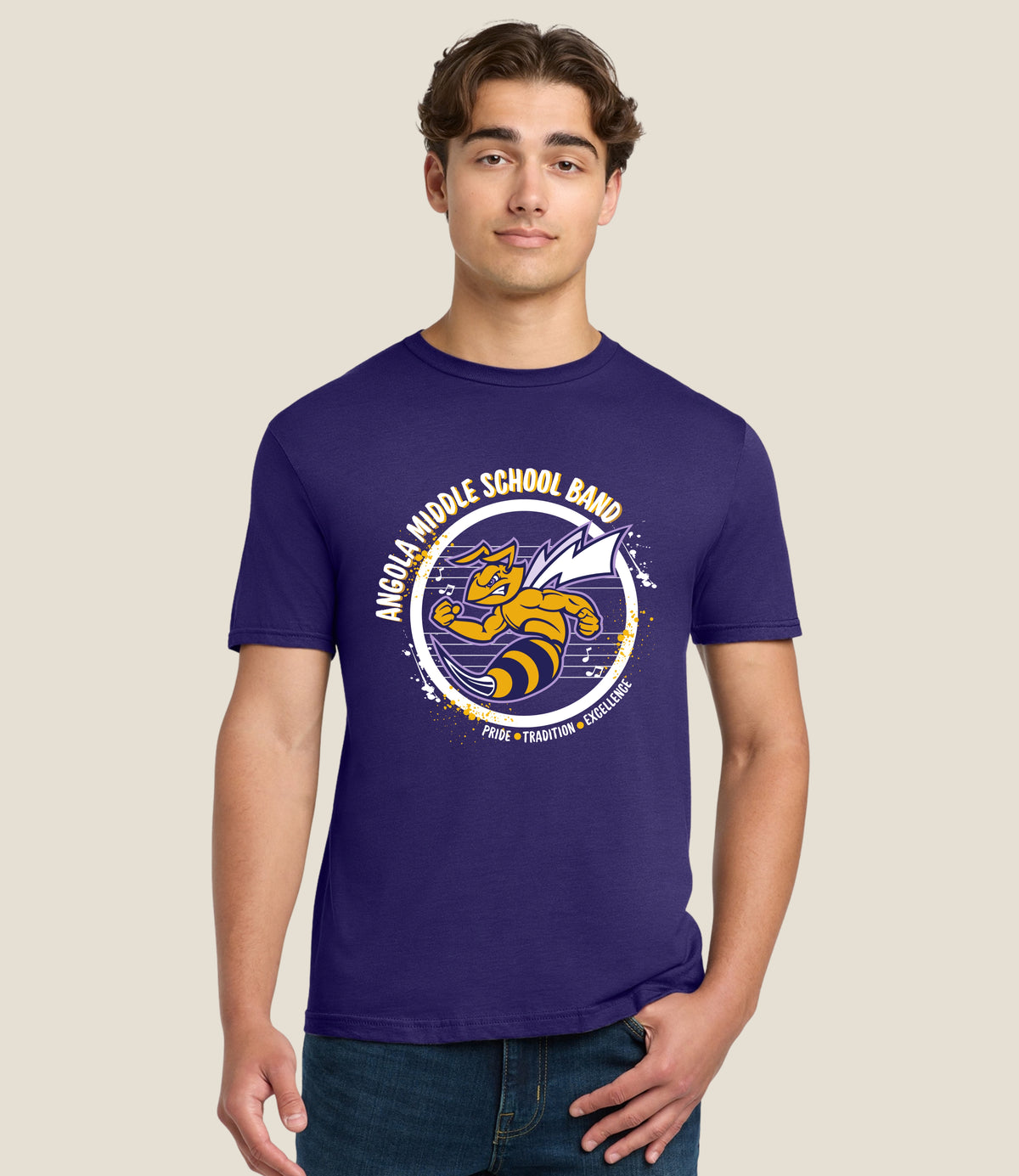 Angola Middle School Band Short Sleeve Tee