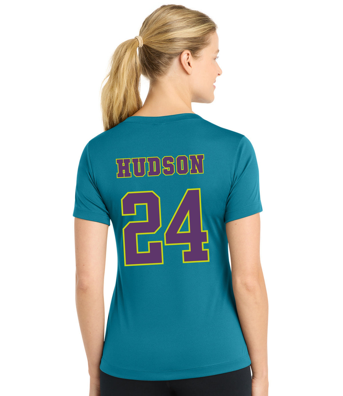 Women's V-Neck A Bit Batty Softball Jersey (with player #)