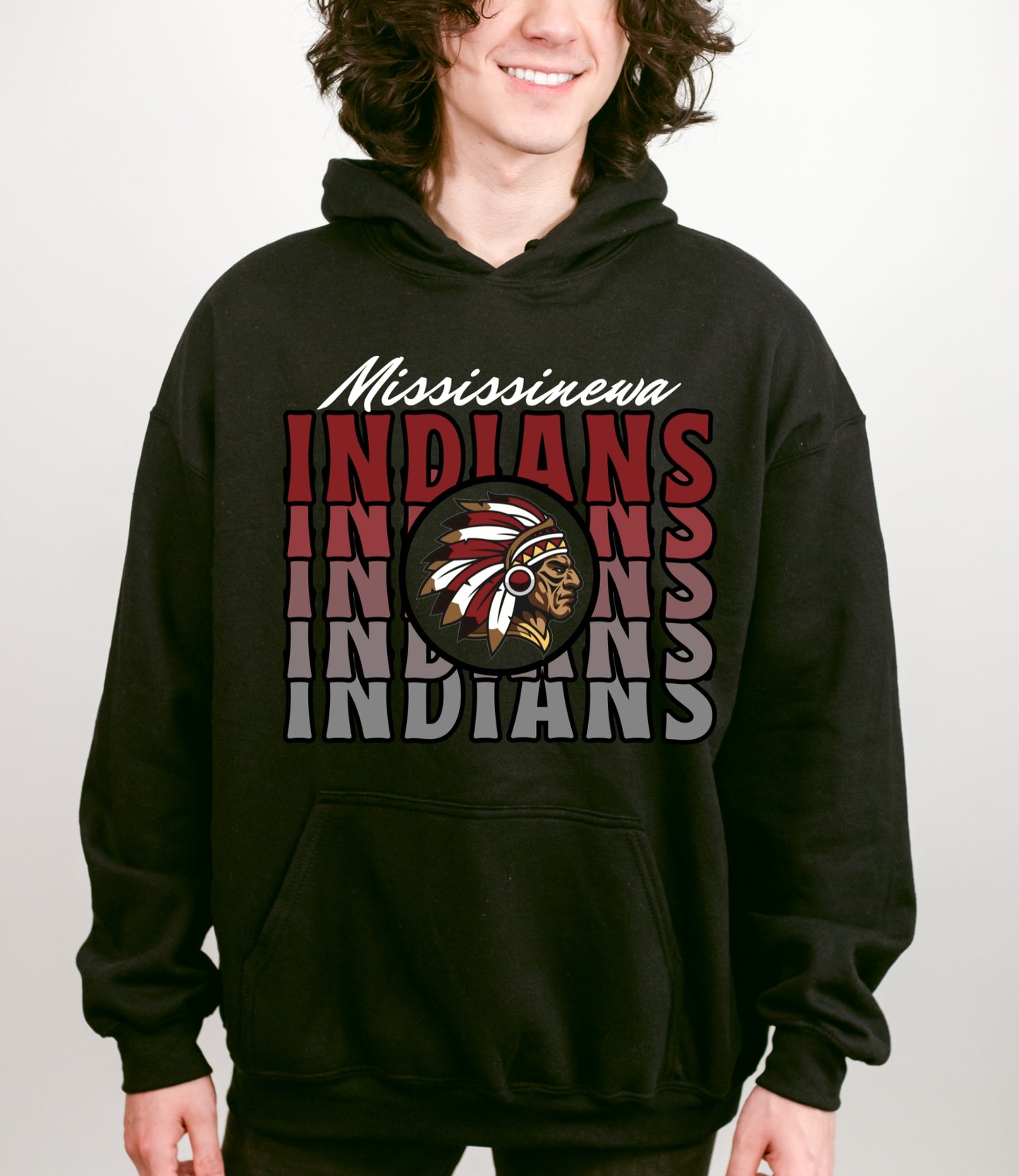 Mississinewa Indians Gradient Hoodie