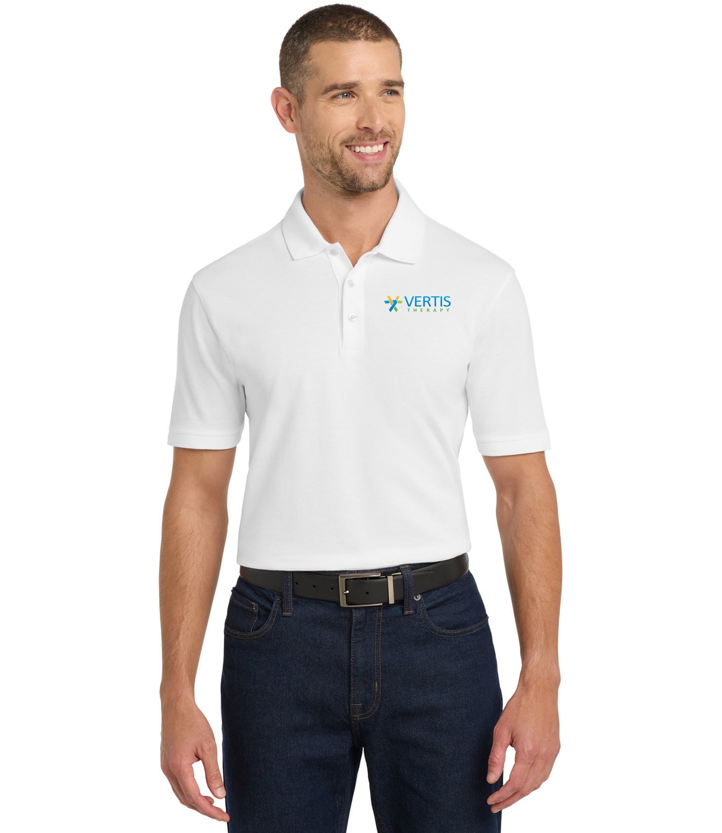 Vertis Logo Men's EZ Cotton Polo