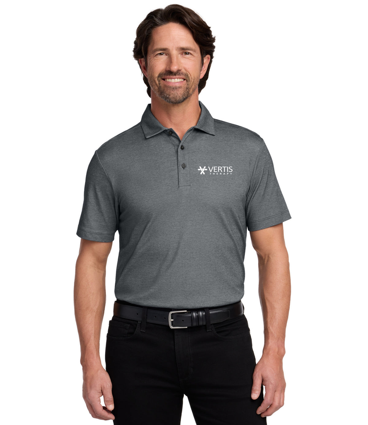 Vertis Logo Men's Fine Pique Blend Polo