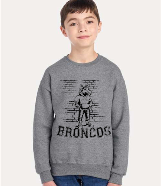 Brick Broncos Crewneck Sweatshirt